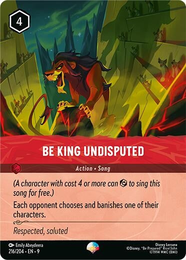 Be King Undisputed (Epic) (216/204) (Holofoil) [Fabled]