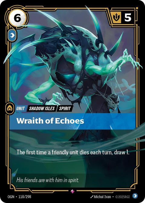 Wraith of Echoes (118/298) (Foil) [Origins]