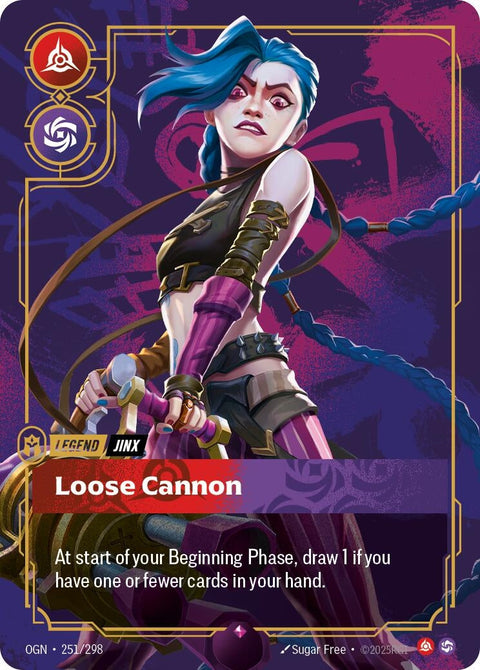 Jinx - Loose Cannon (251/298) (Foil) [Origins]