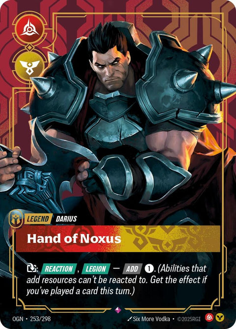 Darius - Hand of Noxus (253/298) (Foil) [Origins]