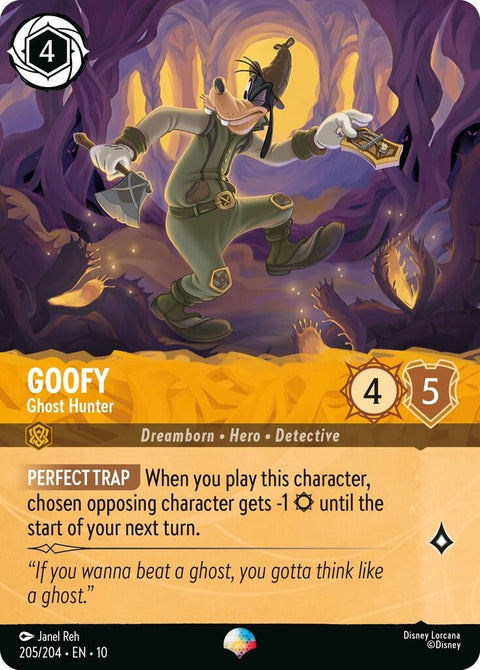 Goofy - Ghost Hunter (Epic) (205/204) (Holofoil) [Whispers in the Well]