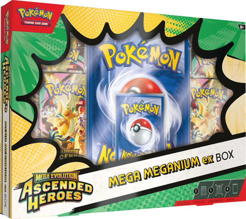 ME2.5 Ascended Heroes - Mega Meganium ex Box (Pre-Order) Limited 1 per household