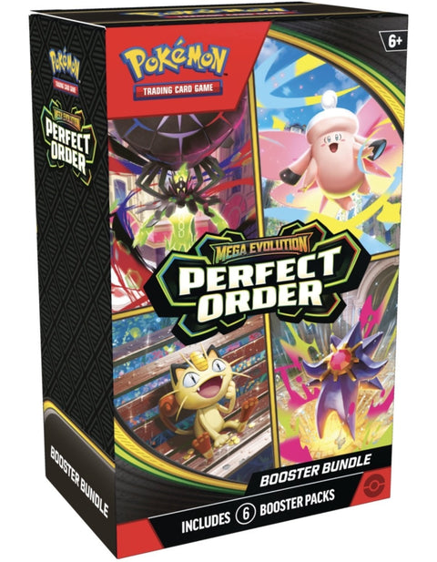 Mega Evolution - Perfect Order Booster Bundle (Pre-Order) Limited 1 per household