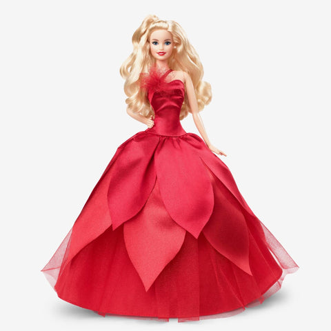 2022 Holiday Barbie Doll. Blonde Hair