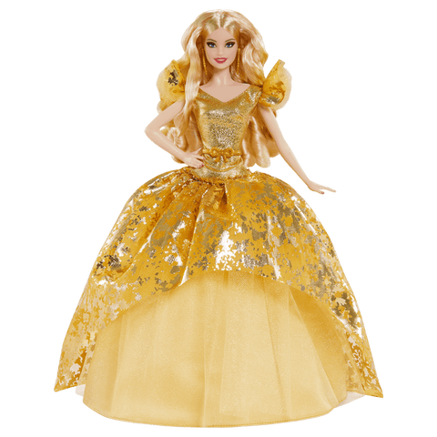 2020 Holiday Barbie Doll. Blonde Long Hair