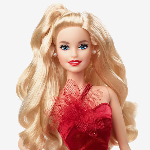 2022 Holiday Barbie Doll. Blonde Hair