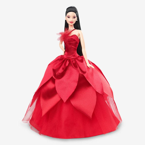 2022 Holiday Barbie. Black Hair