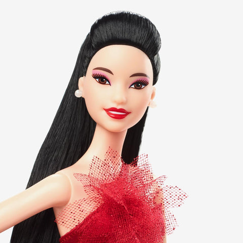 2022 Holiday Barbie. Black Hair