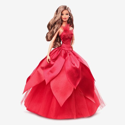 2022 Holiday Barbie. Light-Brown Hair